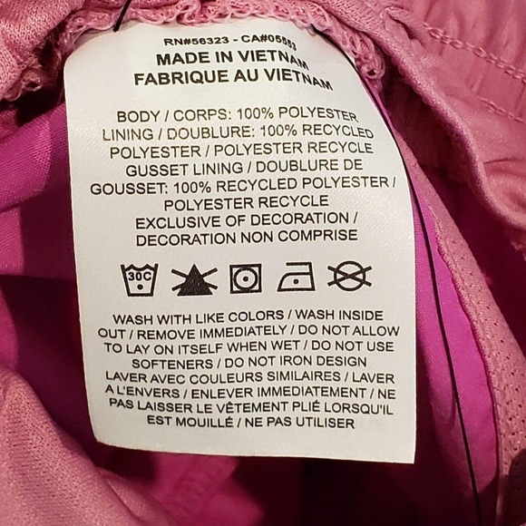 Nike Tempo Lined Running Shorts Womens XS Pink Stretch Waist New With Tags - Picture 9 of 9